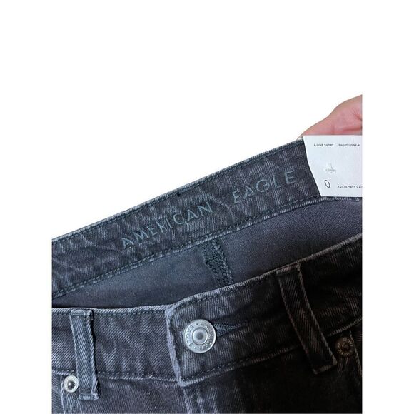 American Eagle Super High Rise A-Line‎ Short Size 0 NWT - Picture 6 of 8